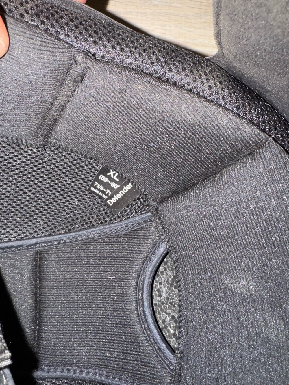 OneK Black Riding Helmet with Silver Vent Accents - Picture 8 of 12